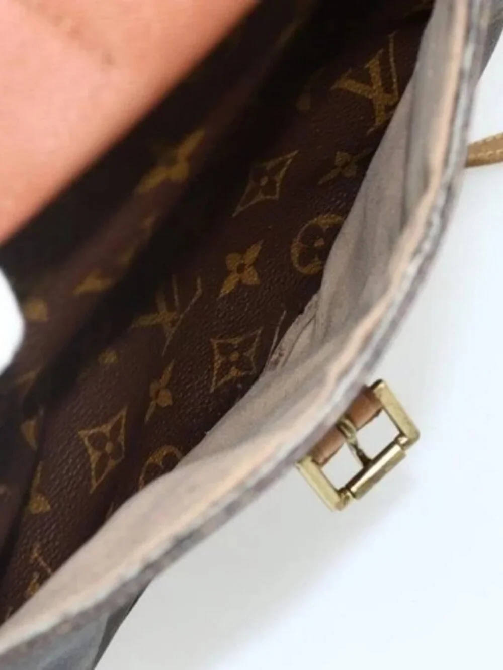 LOUIS VUITTON Monogram Jeune Fille GM Shoulder Bag M51225 LV Auth 175764